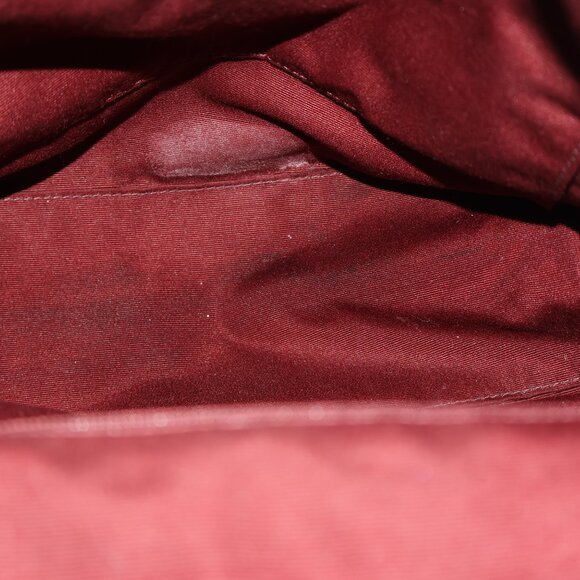 Coach Pebbled Leather Drawstring Backpack Taupe Beige - Picture 16 of 16